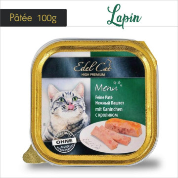 EDEL CHAT PATEE 100g - lapin