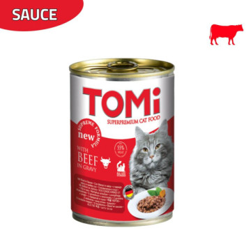 TOMI CHAT en SAUCE 400g - bœuf