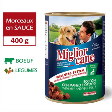 MIGLIORCANE en SAUCE 400g -...