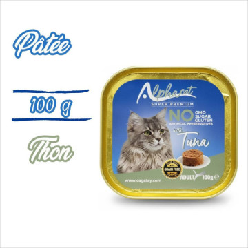 ALPHAPET BARQUETTE 100g - thon