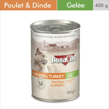 BONACIBO CHAT BOITE 400g...