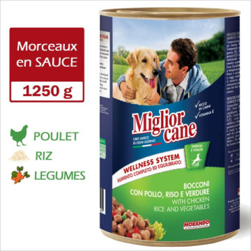 MIGLIORCANE en SAUCE 1250g...