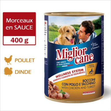 MIGLIORCANE en SAUCE 400g -...