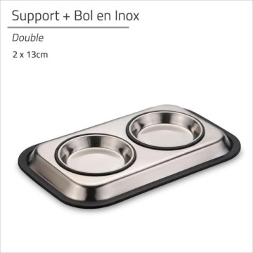 GAMELLE INOX BOL DOUBLE...