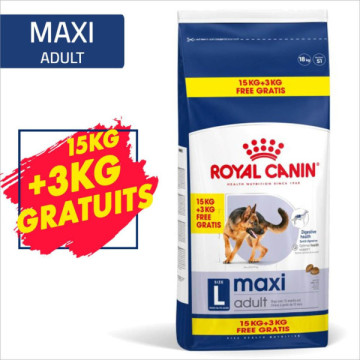 ROYAL CANIN MAXI ADULTE 15+3kg