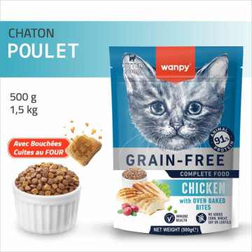WANPY GRAIN FREE KITTEN -...
