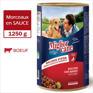 MIGLIORCANE en SAUCE 1250g...