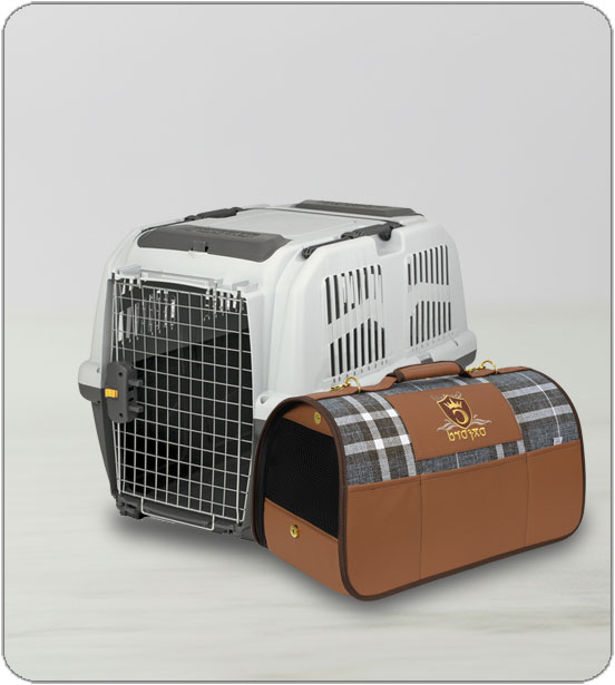 Transport cage sac chien